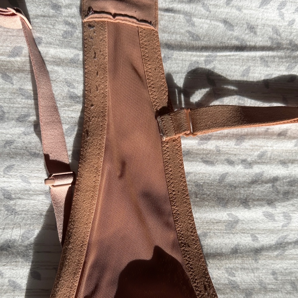 Soma Lace Bra Set - Pink and Tan - Picture 4 of 5